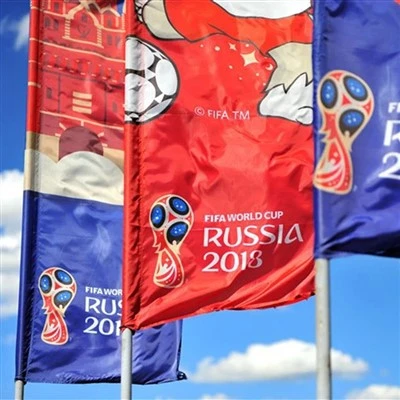 Tkanina za srebrno hrbtno zastavo z neposredno sublimacijo